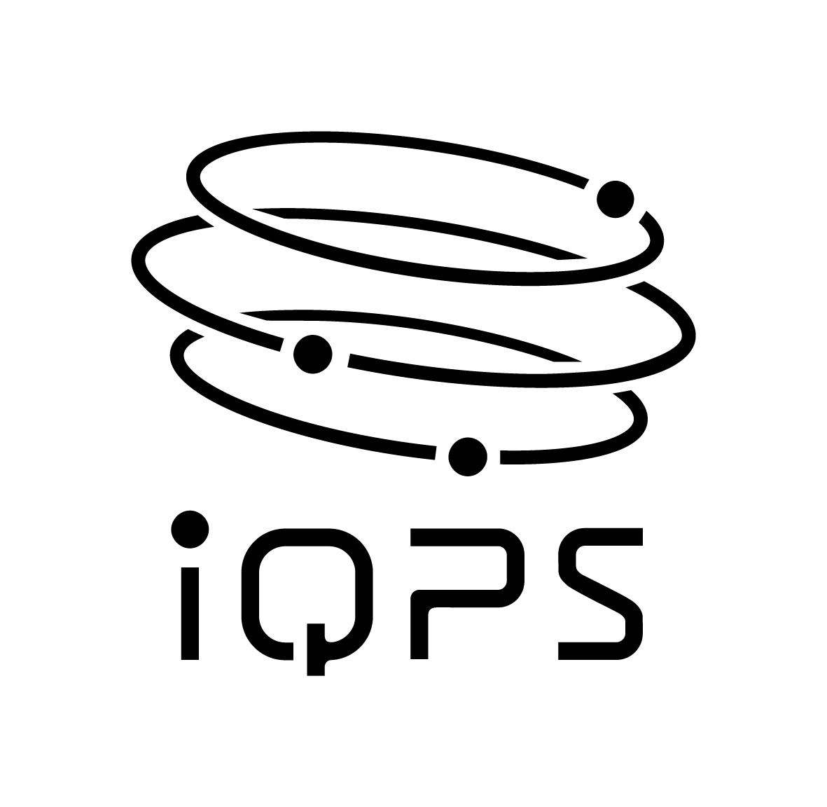 QPS研究所のロゴ（ブラック）