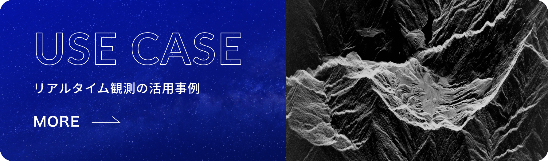 リアルタイム観測の活用事例